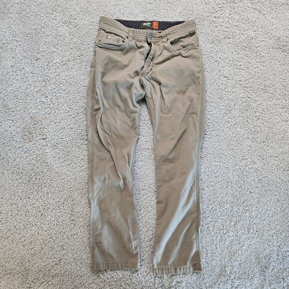 Howler Brothers Bros Mens Chino Cargo Pants Austin 31x32  Outdoor Hiking USA - Picture 2 of 7